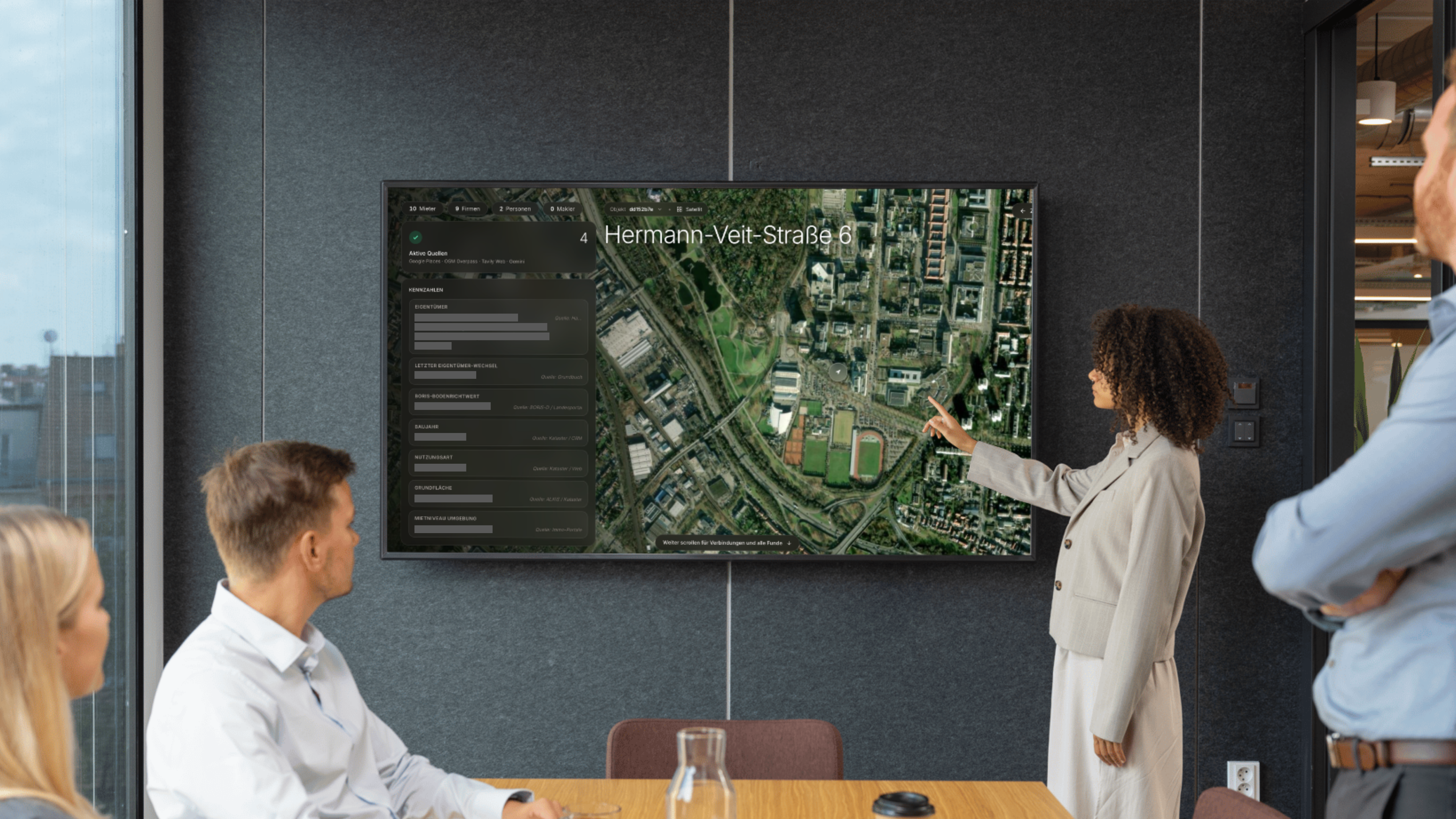 Rekon address intelligence tool — mockup